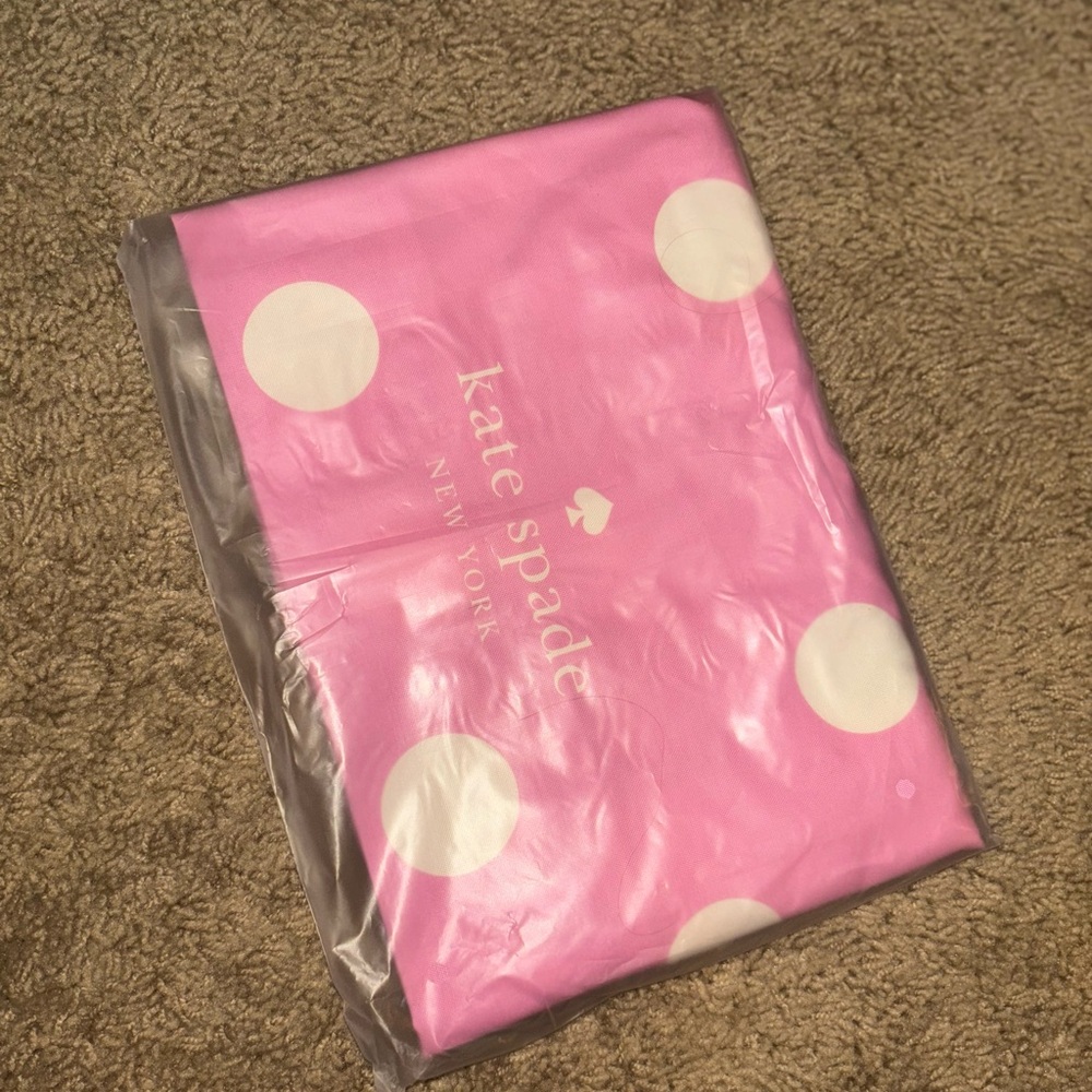 Kate Spade Park Dot Tote Pink & Cream Polka Dot Reusable Shopping Bag